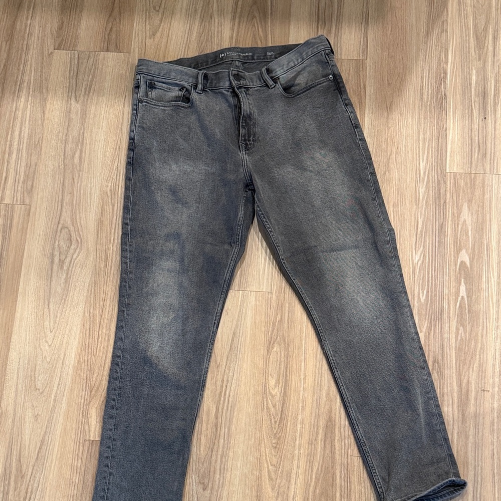 Banana Republic Men's Dark Gray Slim Jeans